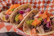 Barbacoa Street Tacos from Inga's Alpine Tavern in Denver, CO