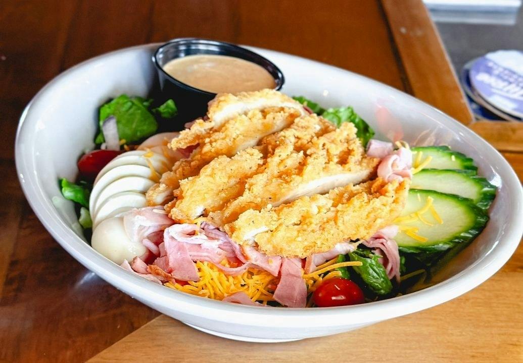Crispy Chicken Chef Salad from Monk's Bar & Grill - Middleton in Middleton, WI
