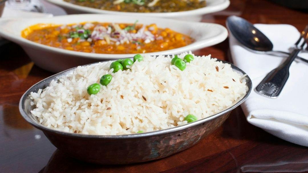 Basmati Rice from OM Indian Cuisine in San Francisco, CA