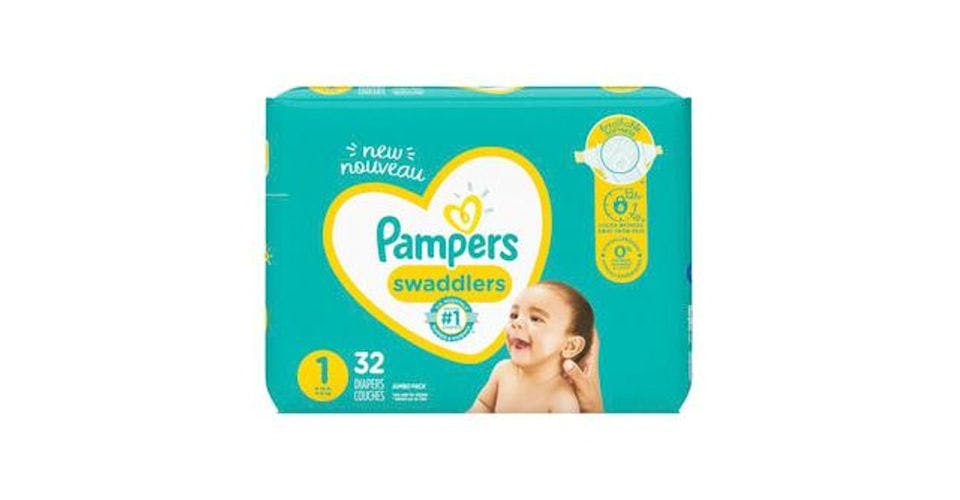 Pampers Swaddlers Newborn Diapers Size 1 (32 ct) from CVS - Mineral Point Rd in Madison, WI