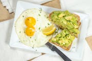 Avocado Toast^ from The Great Egg Restaurant in Denton, TX
