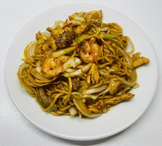 Combination Lo Mein from Happy Wok - Elmwood Ave in Middleton, WI