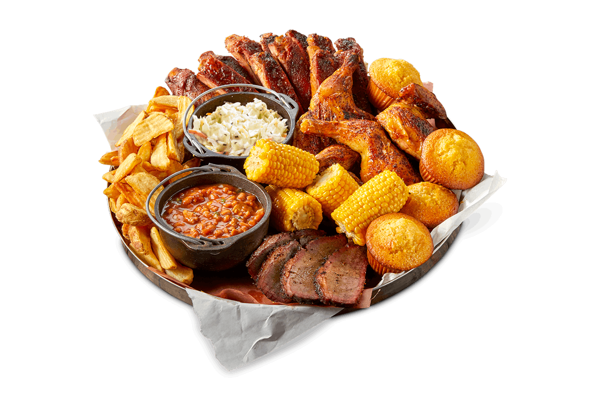 All-American BBQ Feast? from Famous Dave's - NW Prairie View Rd in Kansas City, MO