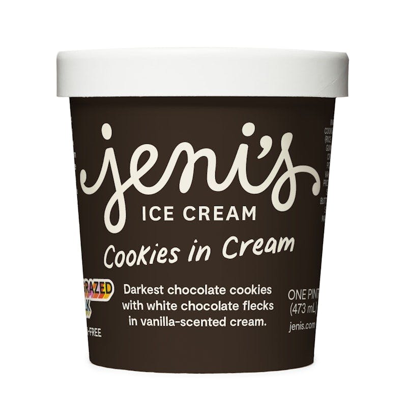 Cookies in Cream Ice Cream Pint from Jeni's Splendid Ice Creams - N Main St in Chagrin Falls, OH