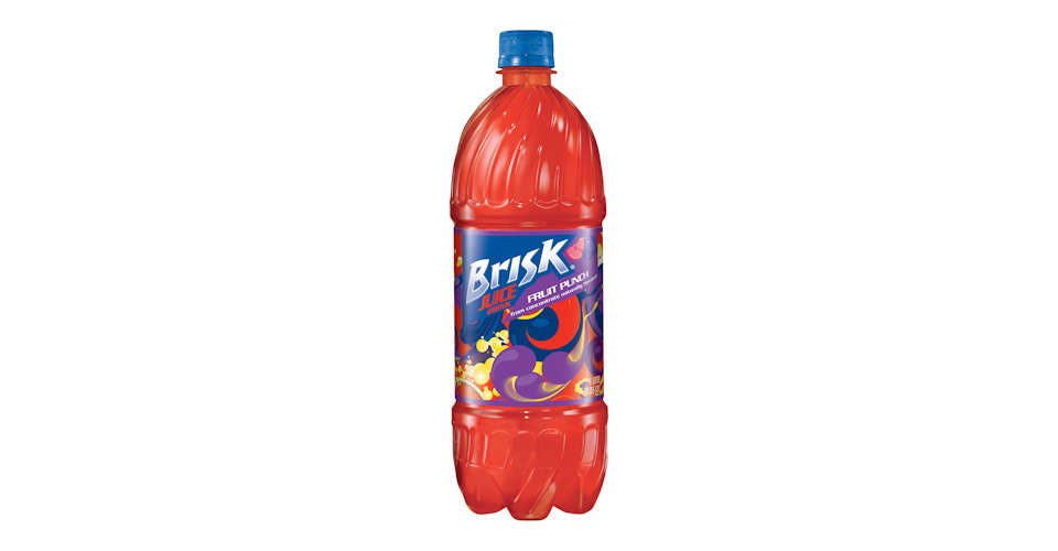 Brisk Fruit Punch, 20 oz. Bottle from Popp's University BP in Manitowoc, WI