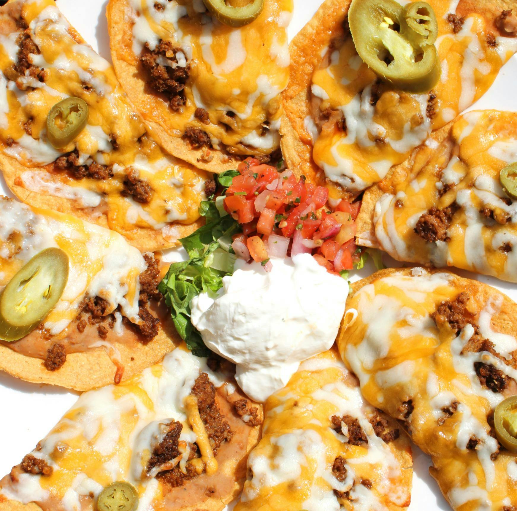 Tostada Nachos from Holidays Pub & Grill in Appleton, WI
