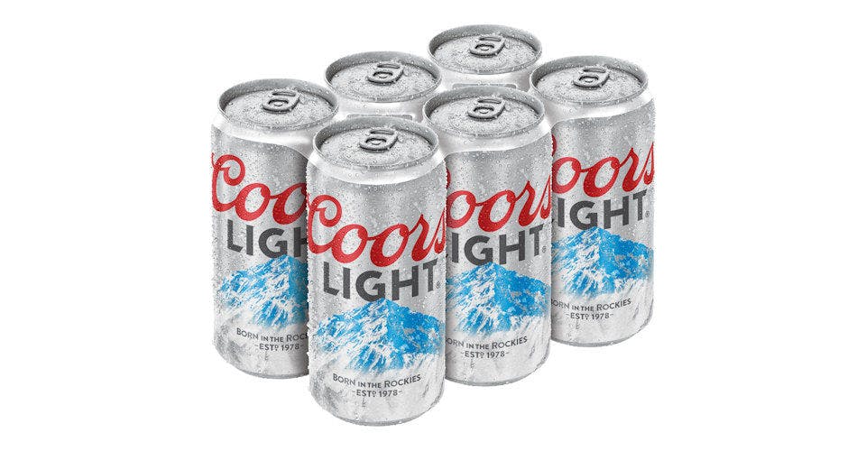 Coors Light: 6 Pack, 12 oz. Cans from Five Corners Liquor & Wine in Cedar Falls, IA