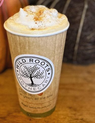 Pumpkin Pie Chai Latte from Wild Roots in Schofield, WI