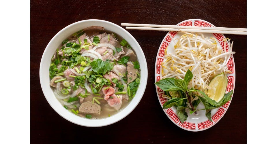 B2. Rare Steak Pho Bowl from Sunny Pho in Madison, WI