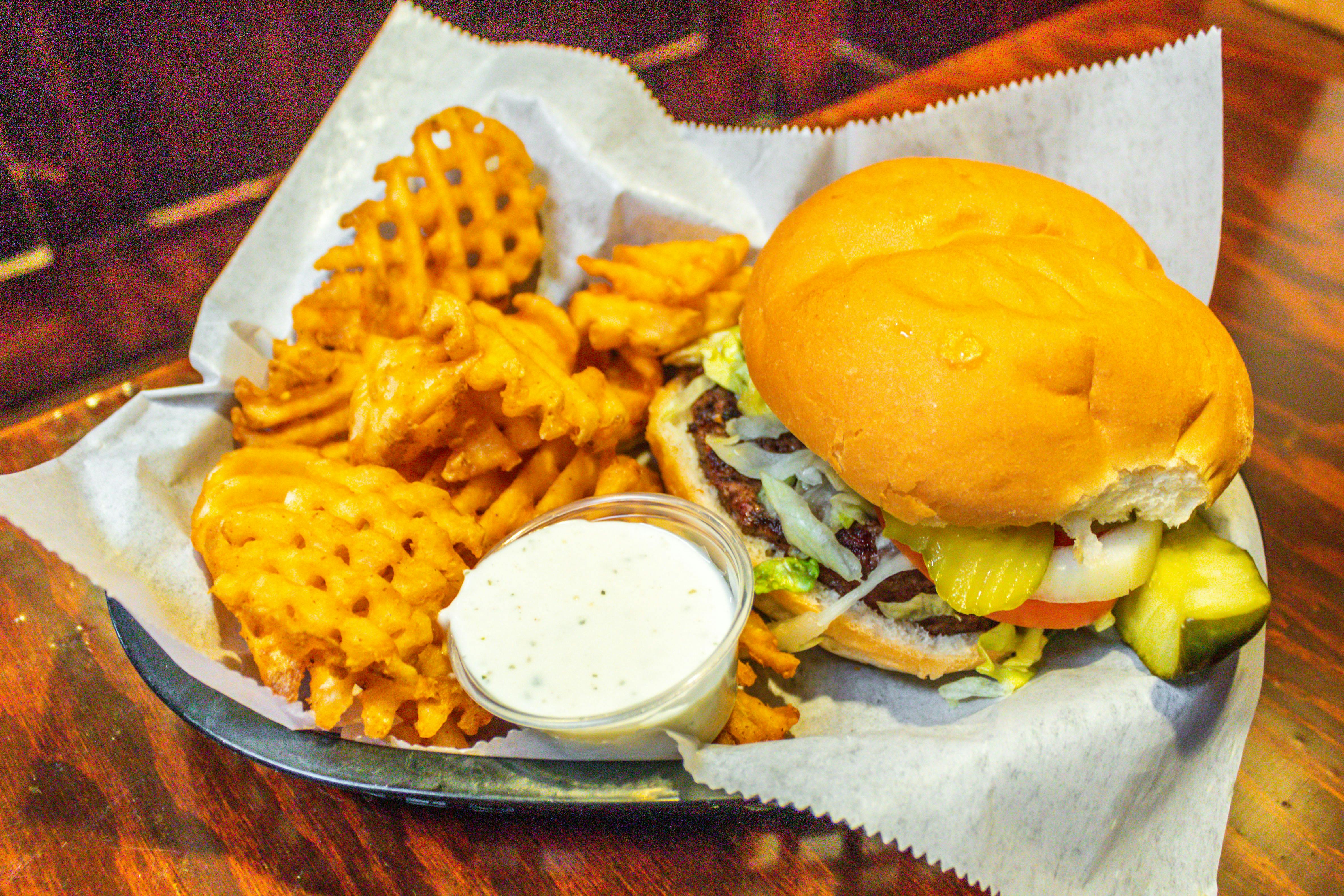 Homerun Hamburger from Wooden Nickel Sports Bar & Grill in Appleton, WI