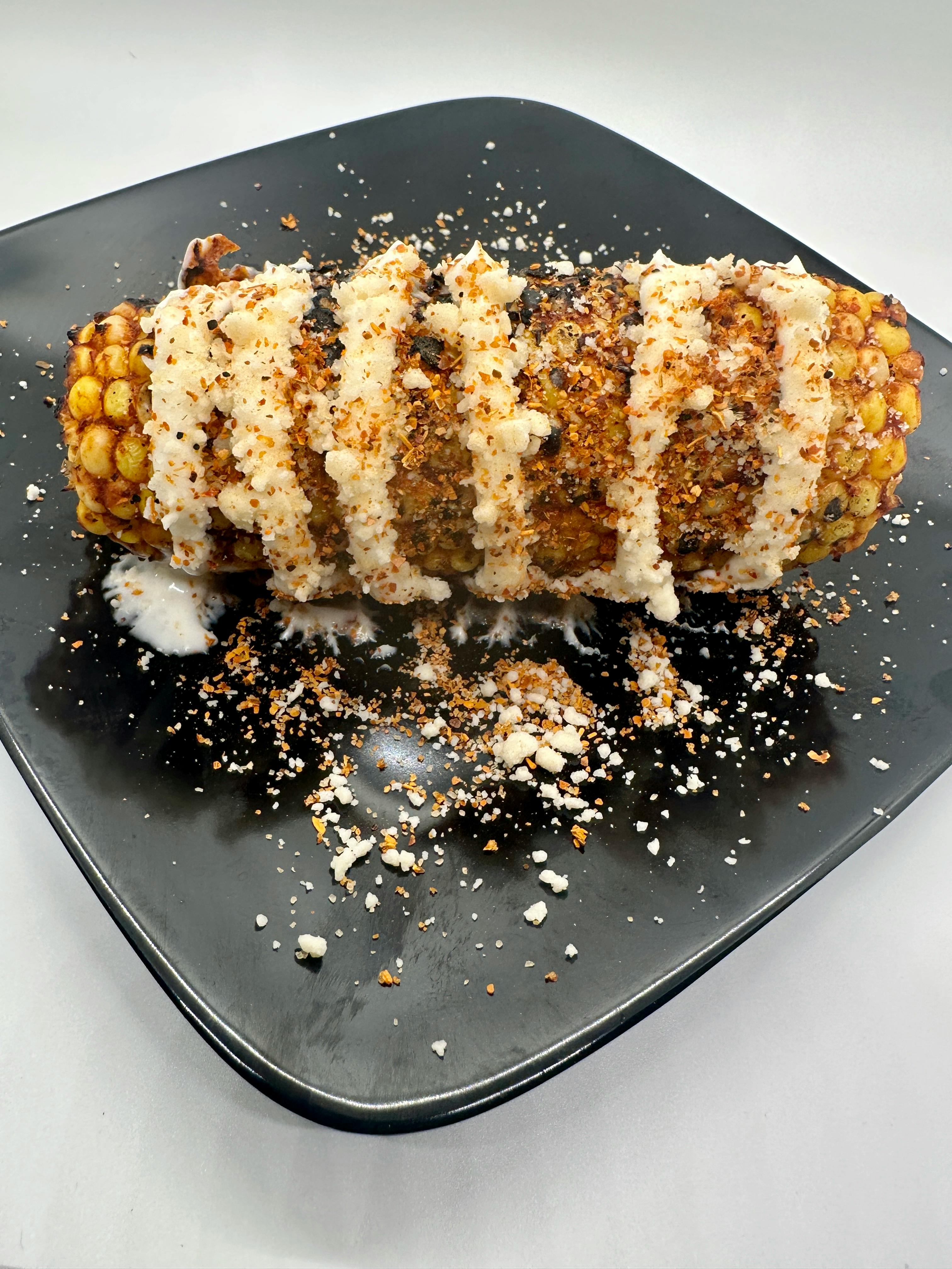 Mexican Grilled Corn from Justveggiez in Madison, WI