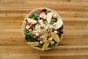 Chicken Spinach Salad^ from The Great Egg Restaurant in Denton, TX