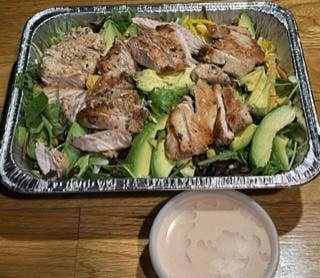 ATX Salad Half Tray with Chicken from Happy Chicks - East 6th St in Austin, TX
