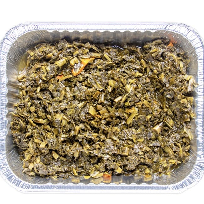 Half Tray Collard greens from Bailey Seafood in Buffalo, NY