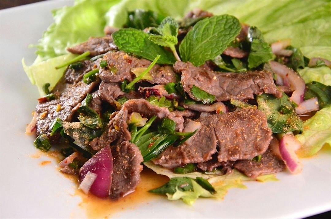 Narm Tok from Thai Kitchen in Ames, IA