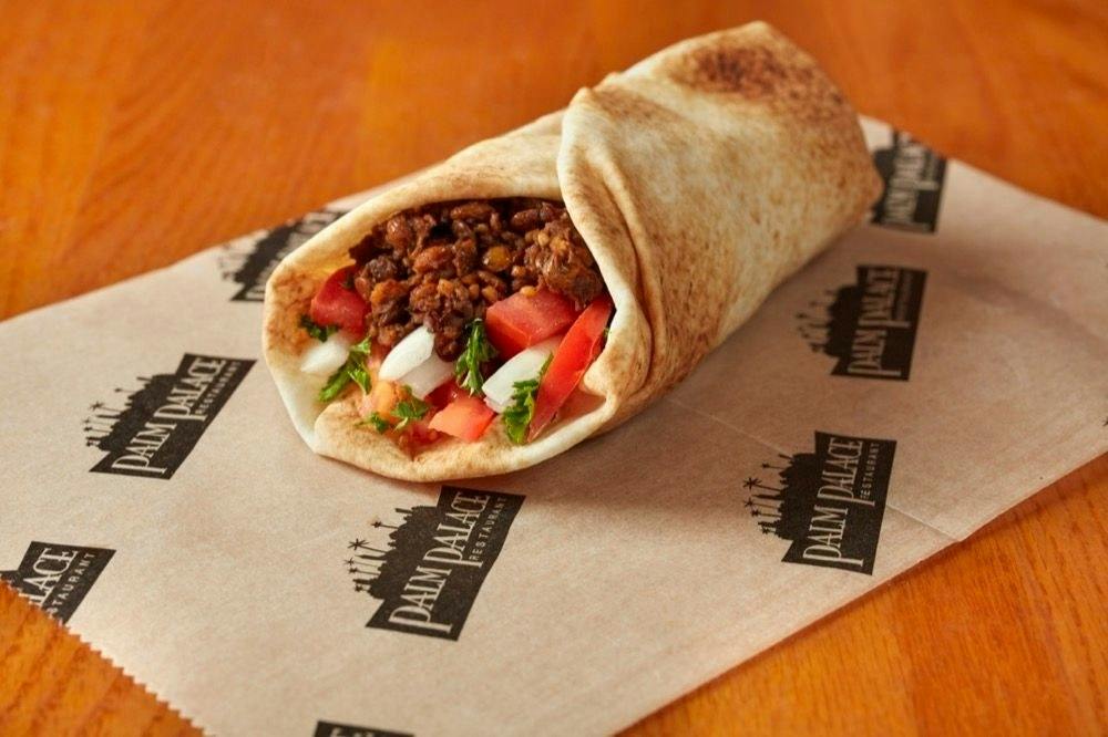 Mejadra Sandwich from Palm Palace Restaurant in Ann Arbor, MI