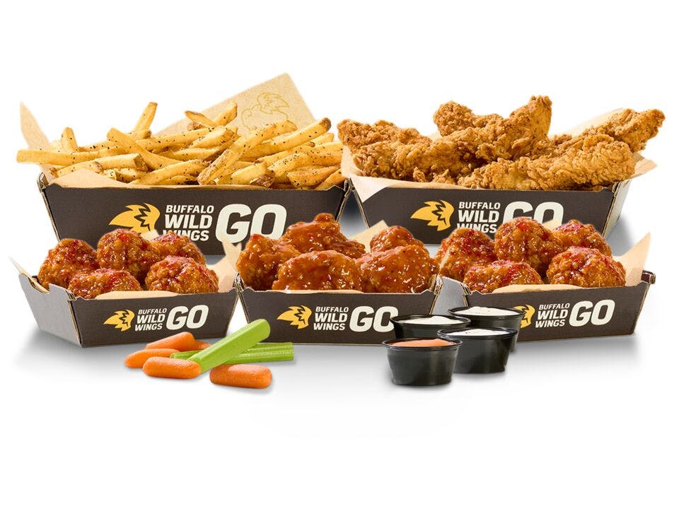 15 Boneless Wings + 5 Tenders + Fries from Buffalo Wild Wings - S 25th St in Clinton, IA