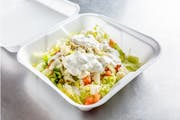 Shawarma Salad from Gyro Hut in Waterloo, IA