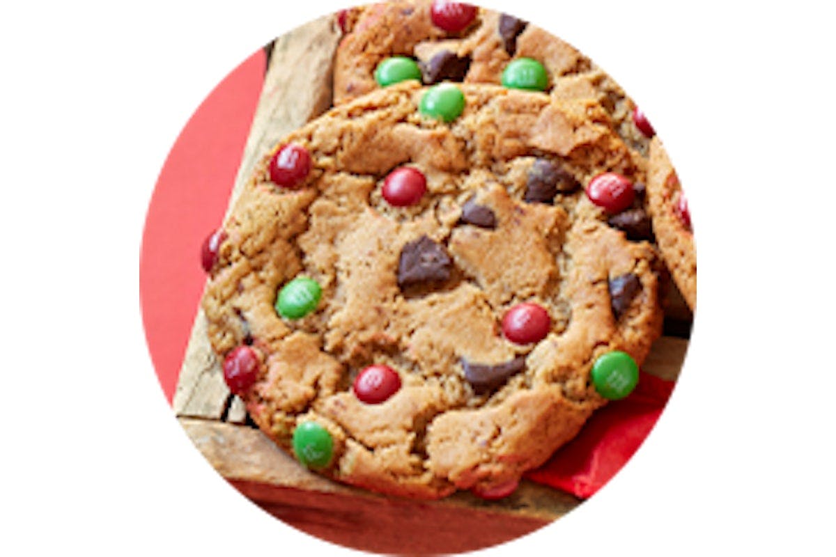 Chocolate Chip Cookie with Red & Green M&M?S  from Great American Cookies - Turner Hill Rd in Stonecrest, GA