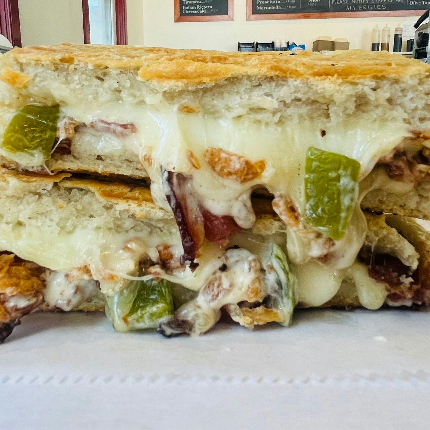 Grilled Cheese Special Panini- Jalapeno Popper from Arrosto Delicatessen in Sheboygan, WI