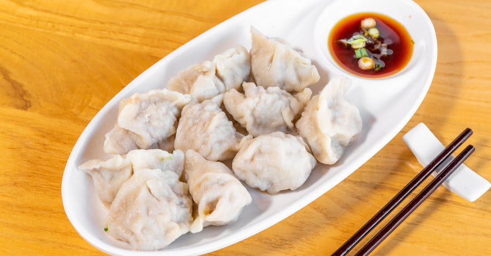 Haus Jiao Zi (10 Pieces) from Dumpling Haus in Madison, WI