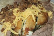 Chile Relleno Burrito from Chili Shack in Lakewood, CO