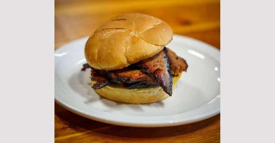 Brisket Sandwich from Flatted Fifth at Dimensional in Dubuque, IA