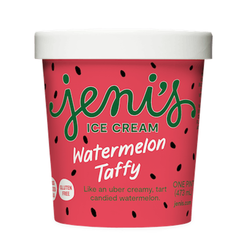 Watermelon Taffy Ice Cream Pint from Jeni's Splendid Ice Creams - 1505 N Milwaukee Ave in Chicago, IL