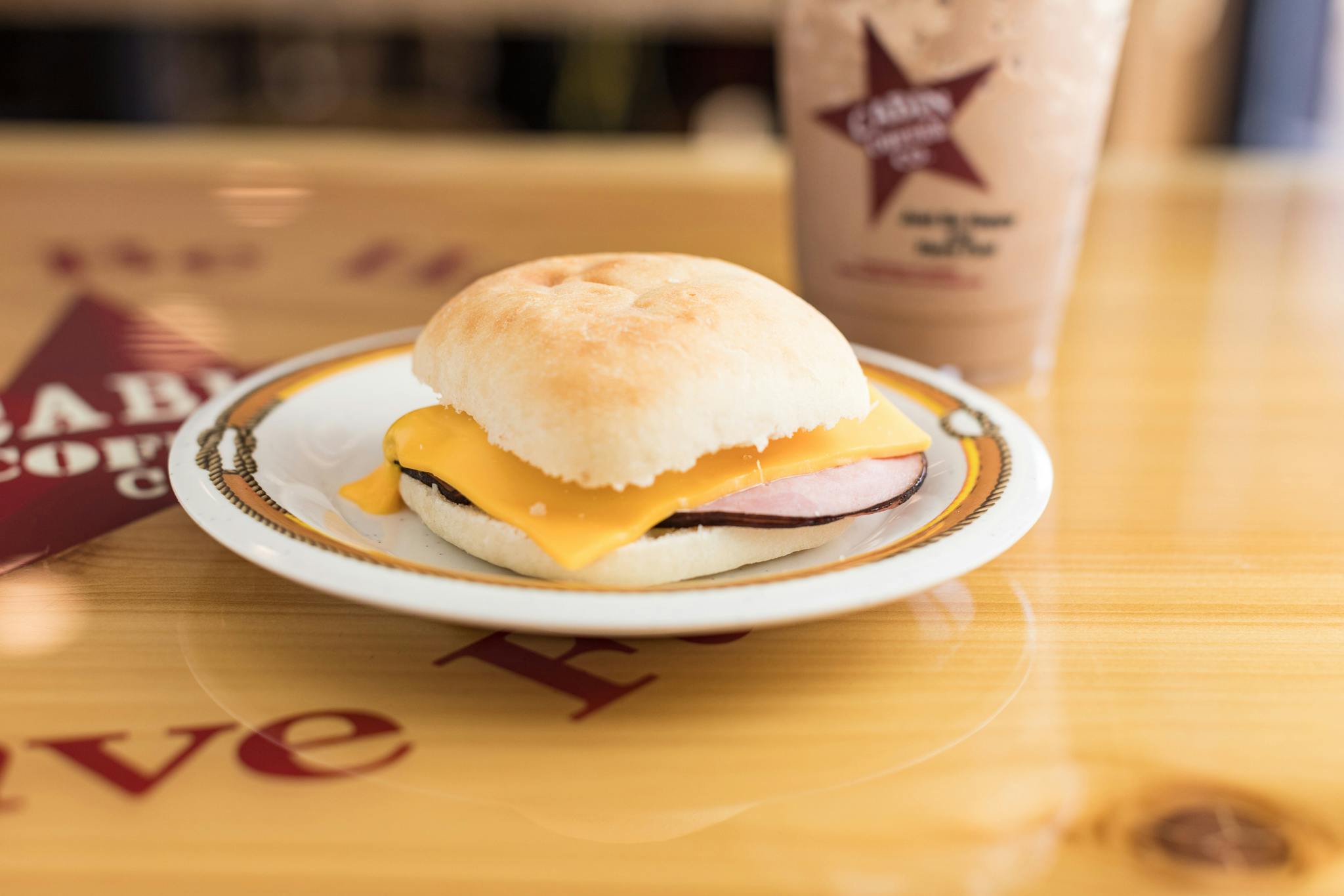 Mini Hot Ham & Cheesy Sandwich from Cabin Coffee Co. in Altoona, WI