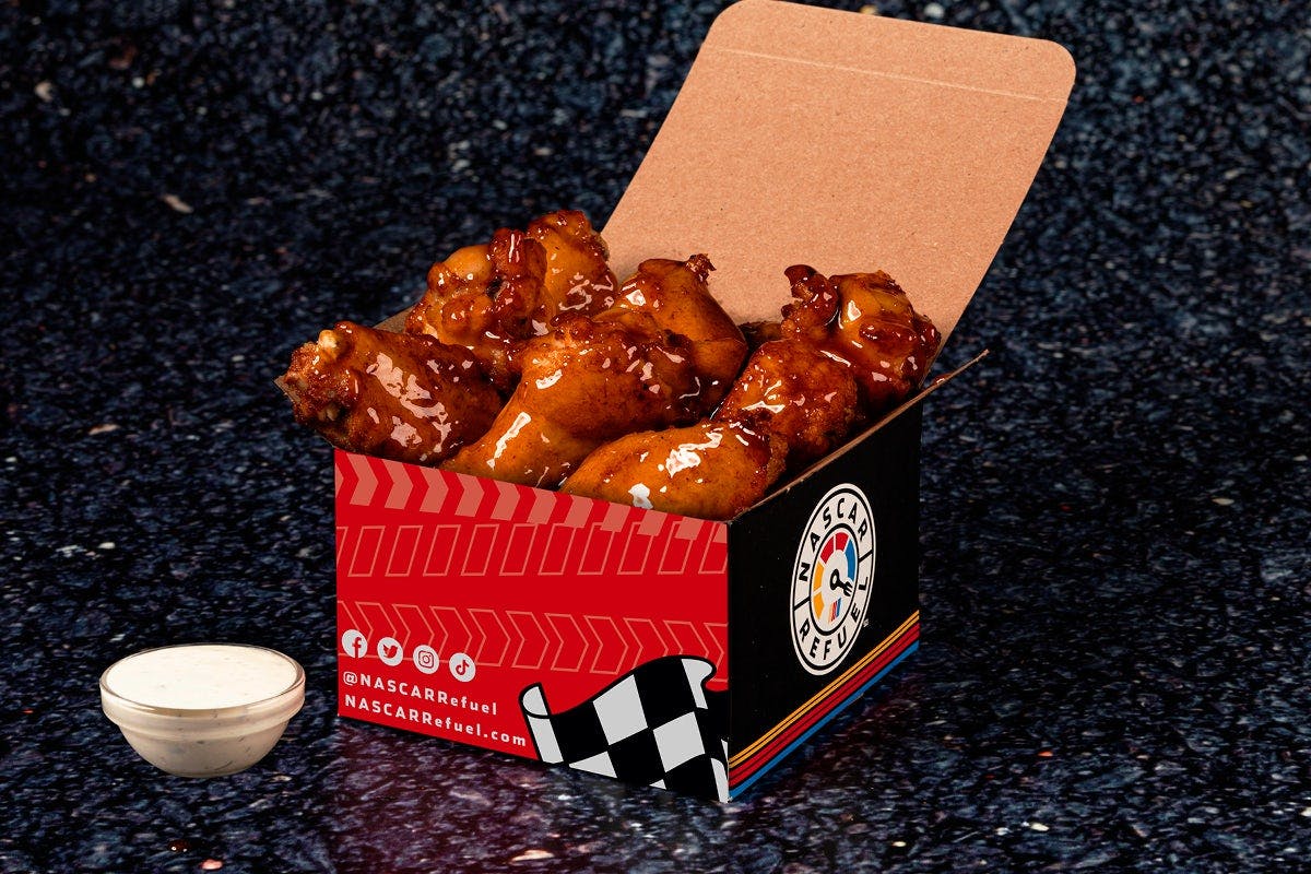 10 Bone-In Wings from NASCAR Refuel Wings - N Ballston Ave in Scotia, NY