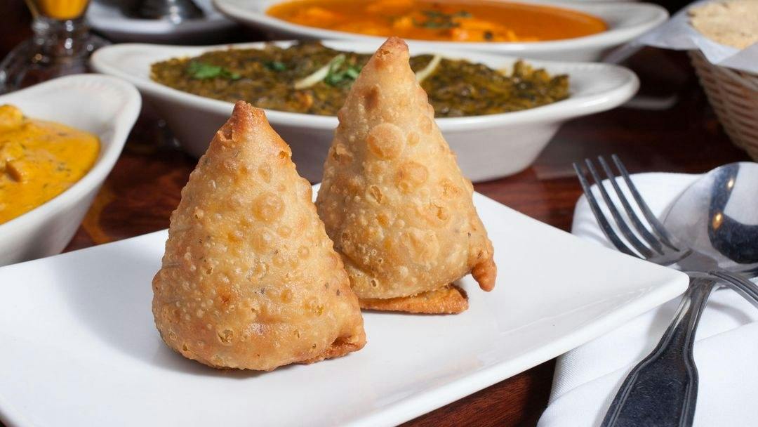 Samosa (V) from OM Indian Cuisine in San Francisco, CA