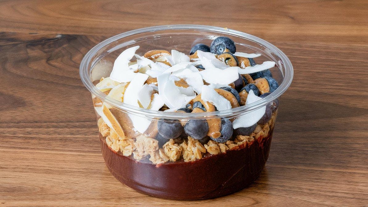 Almond A?a? Bowl (12 oz) from Twenty Two Juice Bar - The Garage Food Hall in Indianapolis, IN