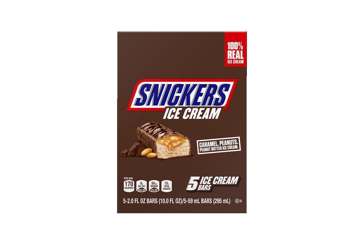 Snickers Ice Cream Bar, 5CT from Kwik Trip - Sheboygan S Taylor Dr in Sheboygan, WI
