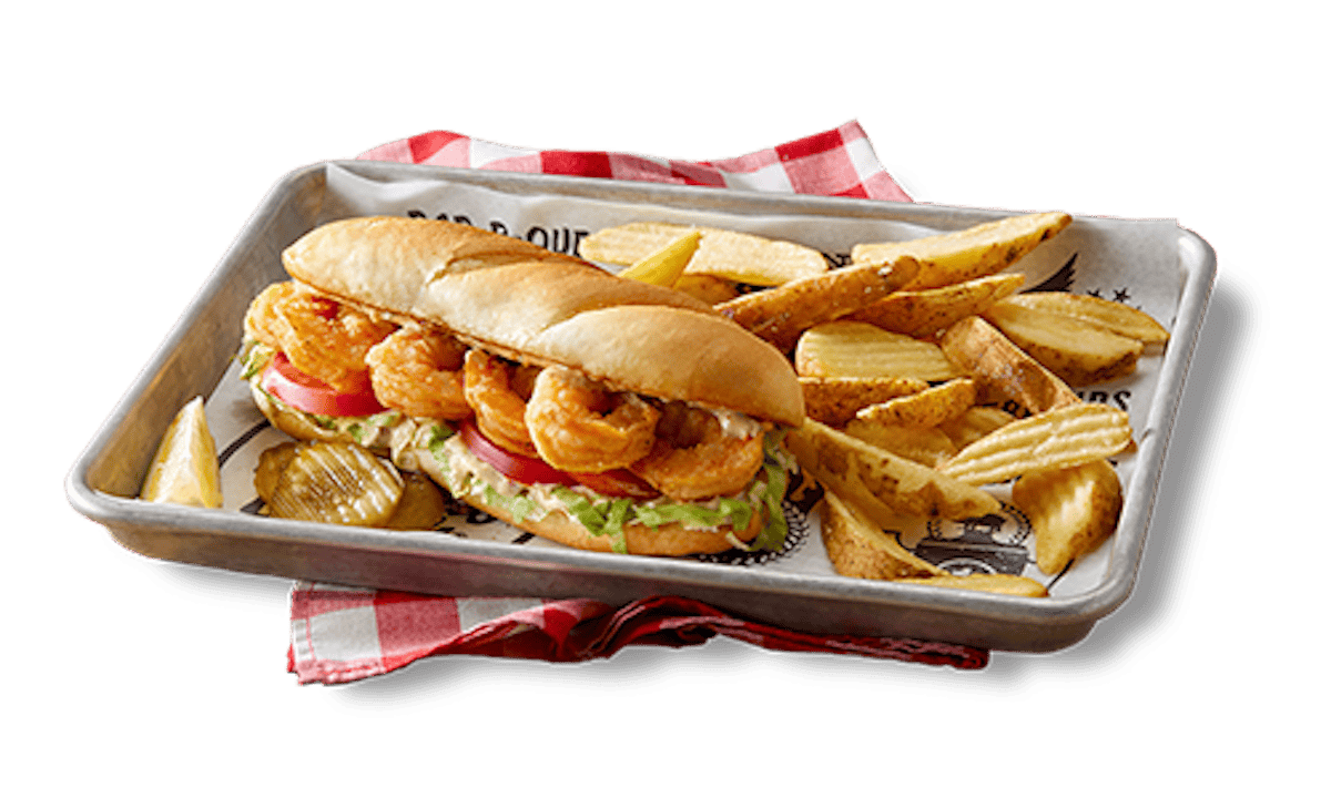 Shrimp Po' Boy from Famous Dave's - Cedar Falls in Cedar Falls, IA