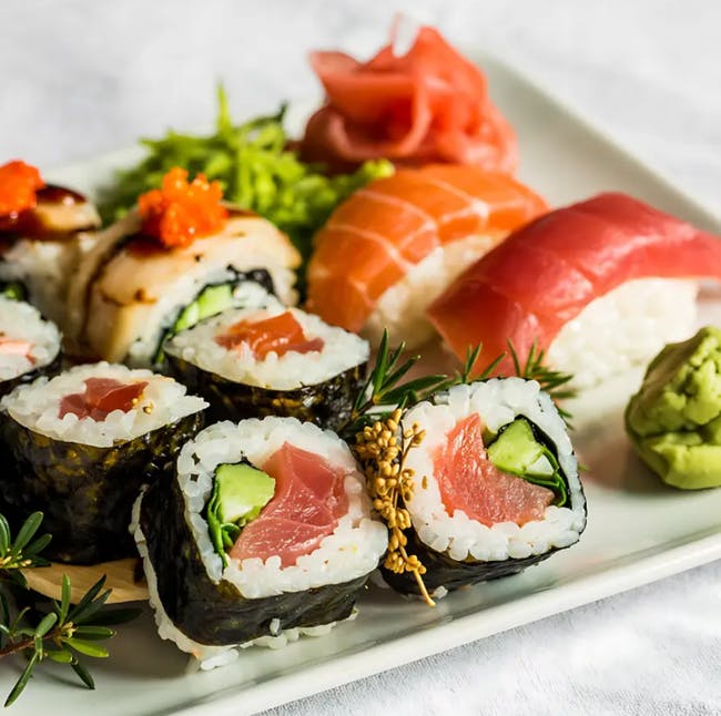Assorted Sushi Rolls Platter from DJ Kitchen in Philadelphia, PA