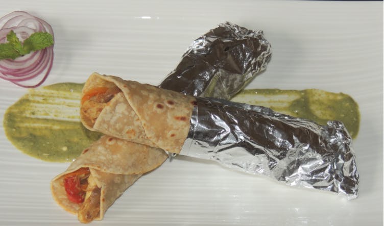 Chicken Kathi Rolls from Cafe India Bar & Grill in Milwaukee, WI