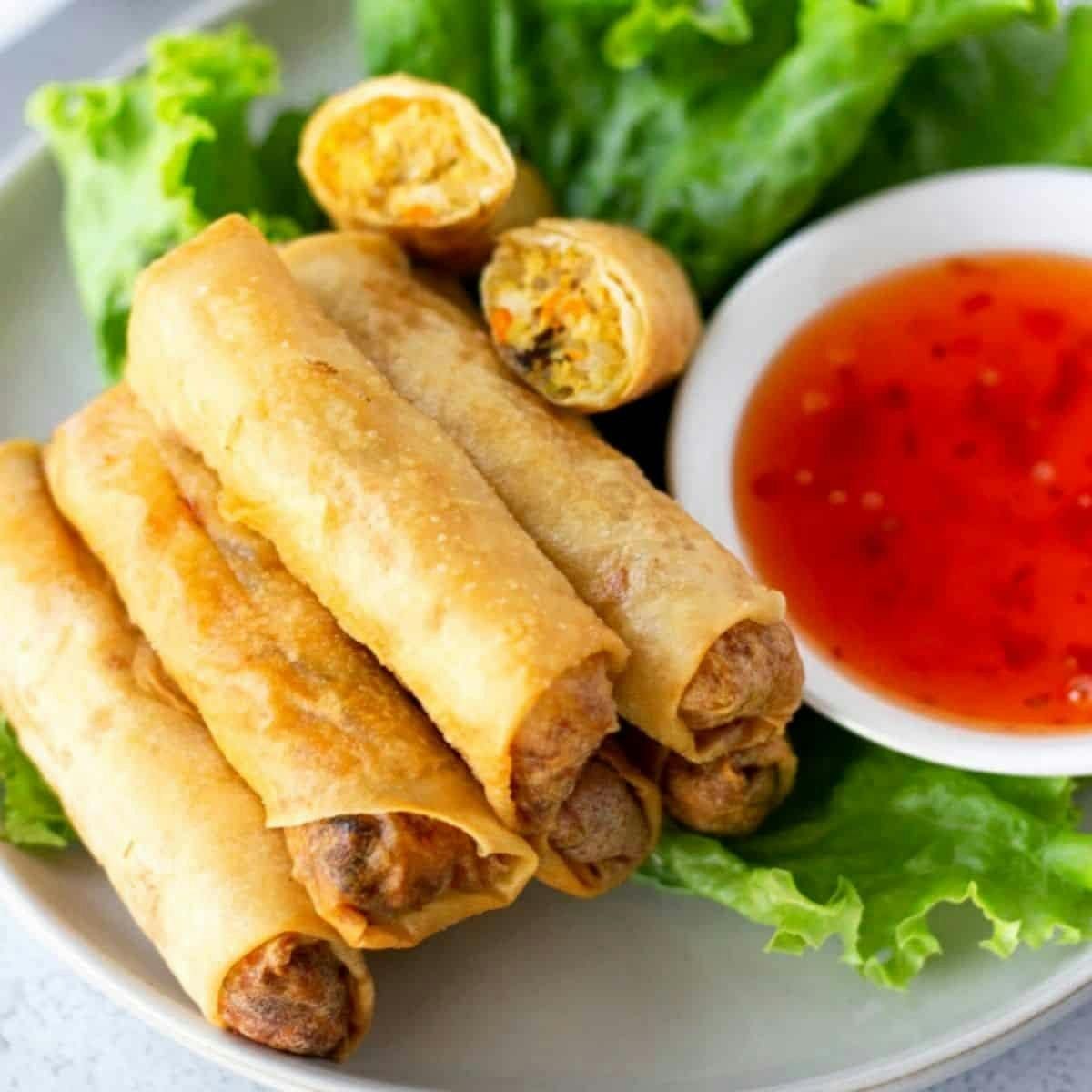 Thai Spring Rolls (GF) from Thai Basil Restaurant in Ithaca, NY