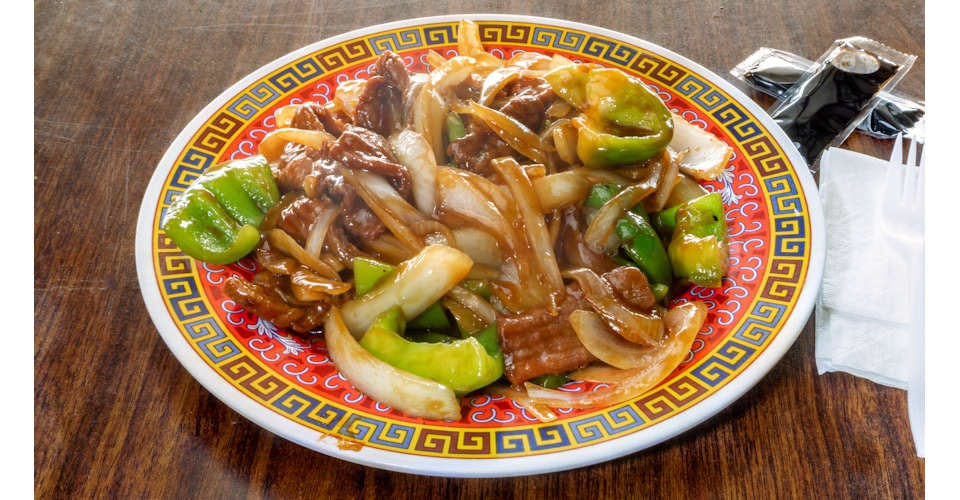 89. Pepper Steak & Onions from Flaming Wok Fusion in Madison, WI
