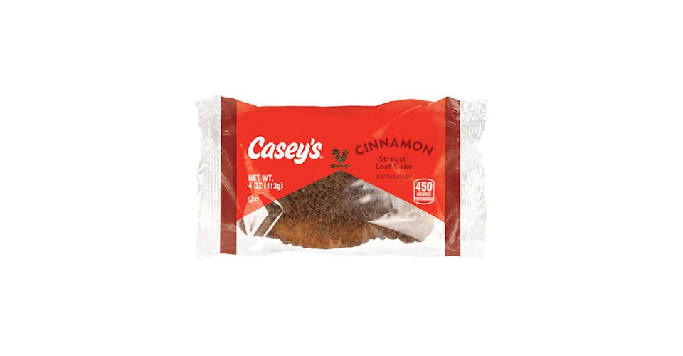 Casey's Cinnamon Streusel Loaf Cake (4 oz) from Casey's General Store: Cedar Cross Rd in Dubuque, IA