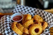 Onion Rings from Inga's Alpine Tavern in Denver, CO