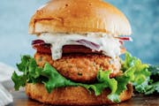 Southern Salmon Sandwich from Bailey Seafood in Buffalo, NY