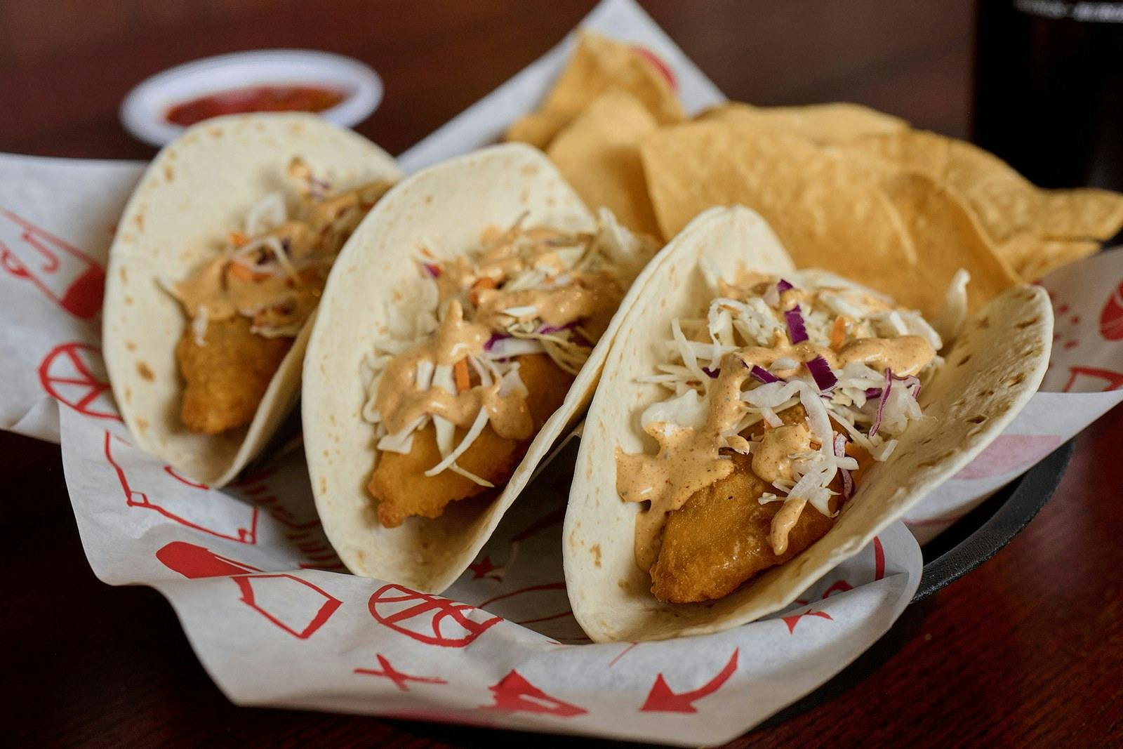 Fish Tacos from Jefferson's Restaurant in Brentwood, TN