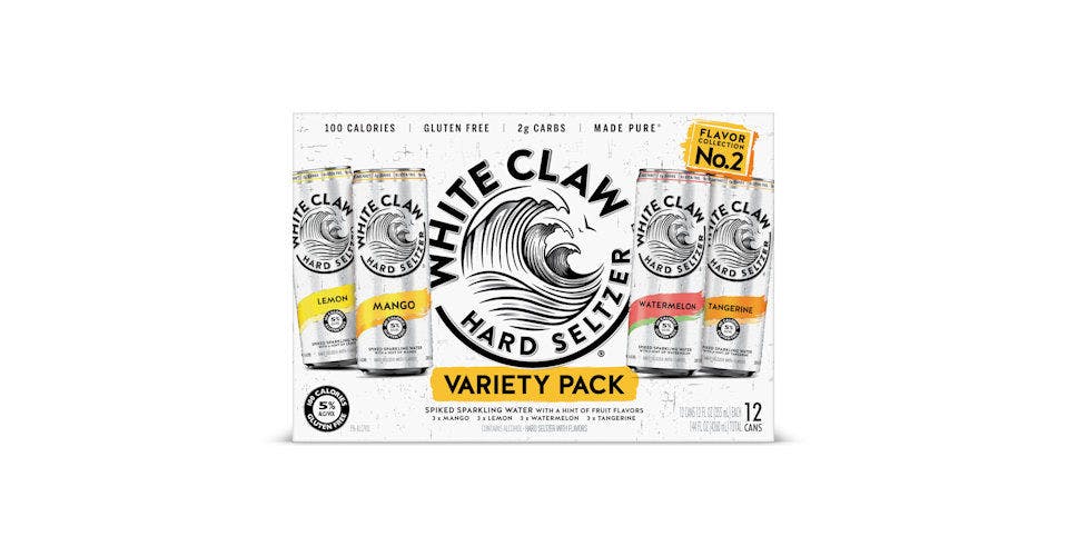 White Claw: Variety Pack No. 2, 12 Pack, 12 oz. Cans from Five Corners Liquor & Wine in Cedar Falls, IA