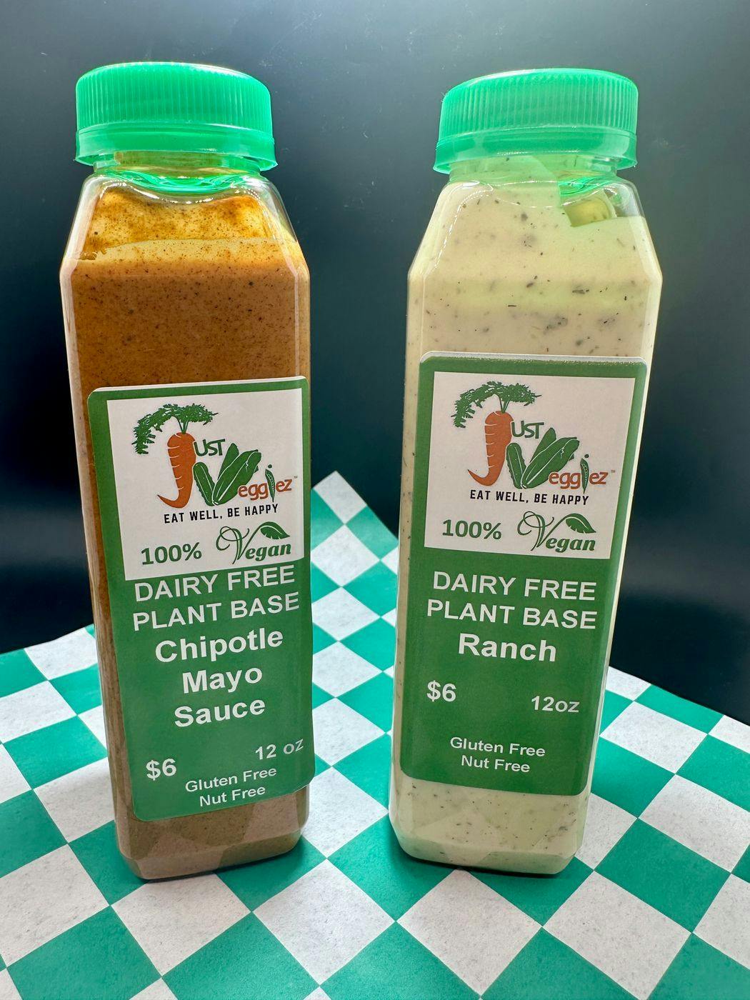 Grab & Go Dressings from Justveggiez in Madison, WI
