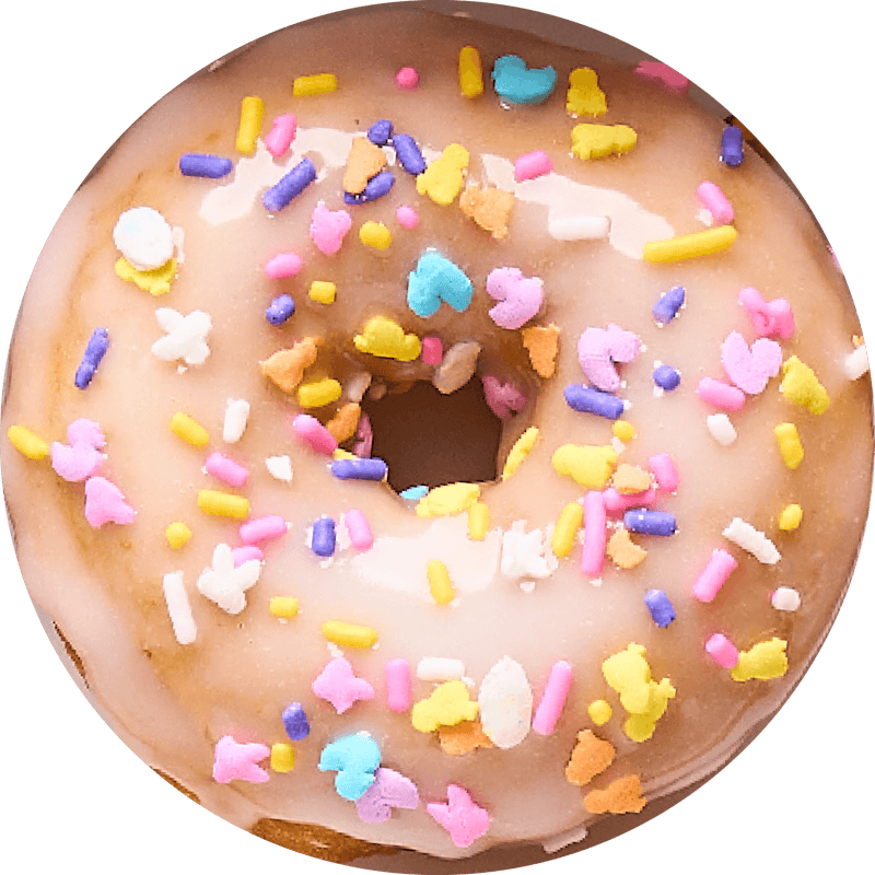Glazed Easter Confetti from Duck Donuts Madison in Madison, WI