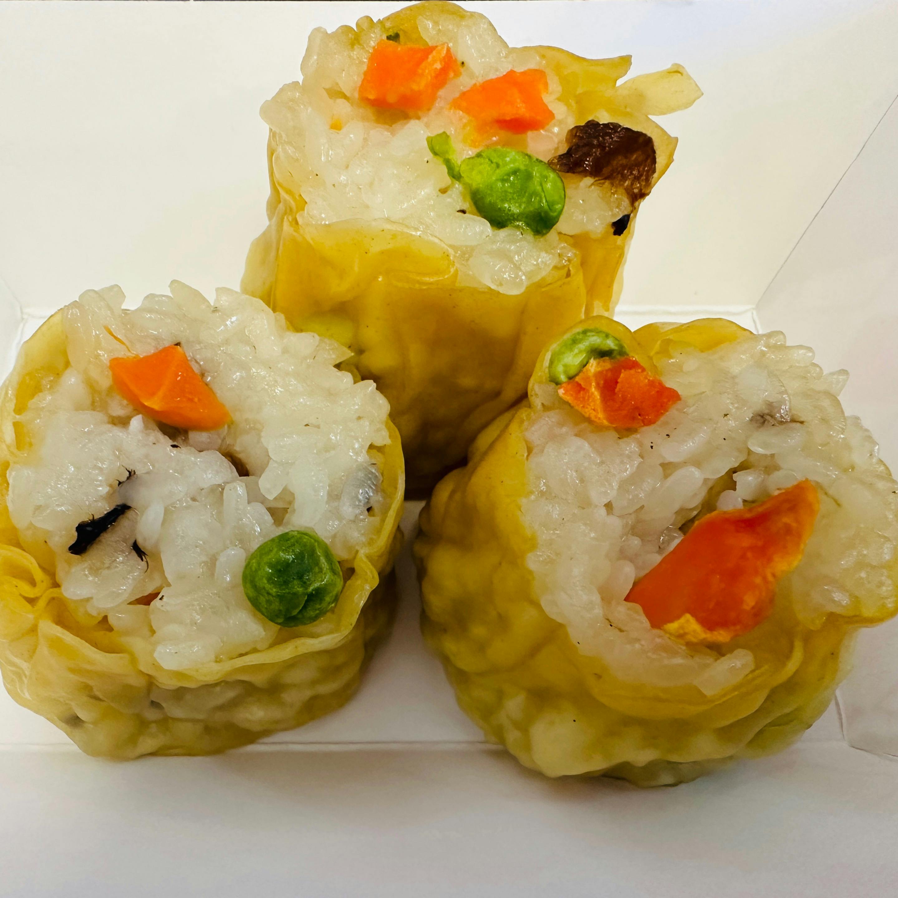 3 Pieces Vegetarian Sticky Rice Siu Mai from Dim Sum King in Sunnyvale, CA