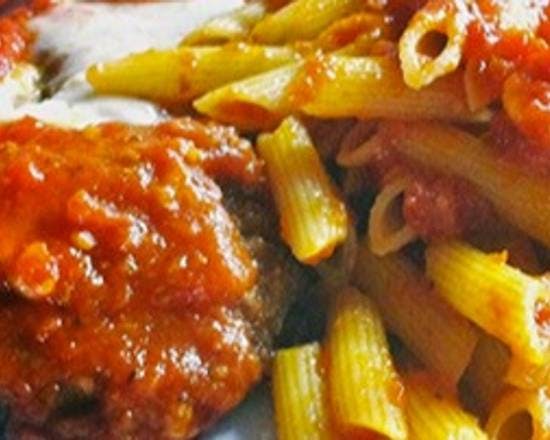 Parmigiana from Cantalini's Salerno Beach Restaurant - Playa del Rey in Los Angeles, CA