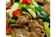 Mongolian Beef from Tra Ling's Oriental Cafe in Boulder, CO