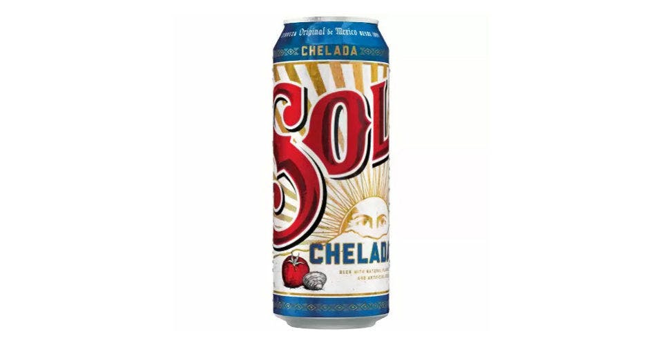 Sol: Chelada Limon y Sal, 24 oz. from Five Corners Liquor & Wine in Cedar Falls, IA