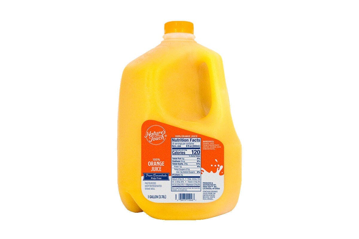 Nature's Touch Orange Juice, Gallon from Kwik Trip - 28th St in Kenosha, WI